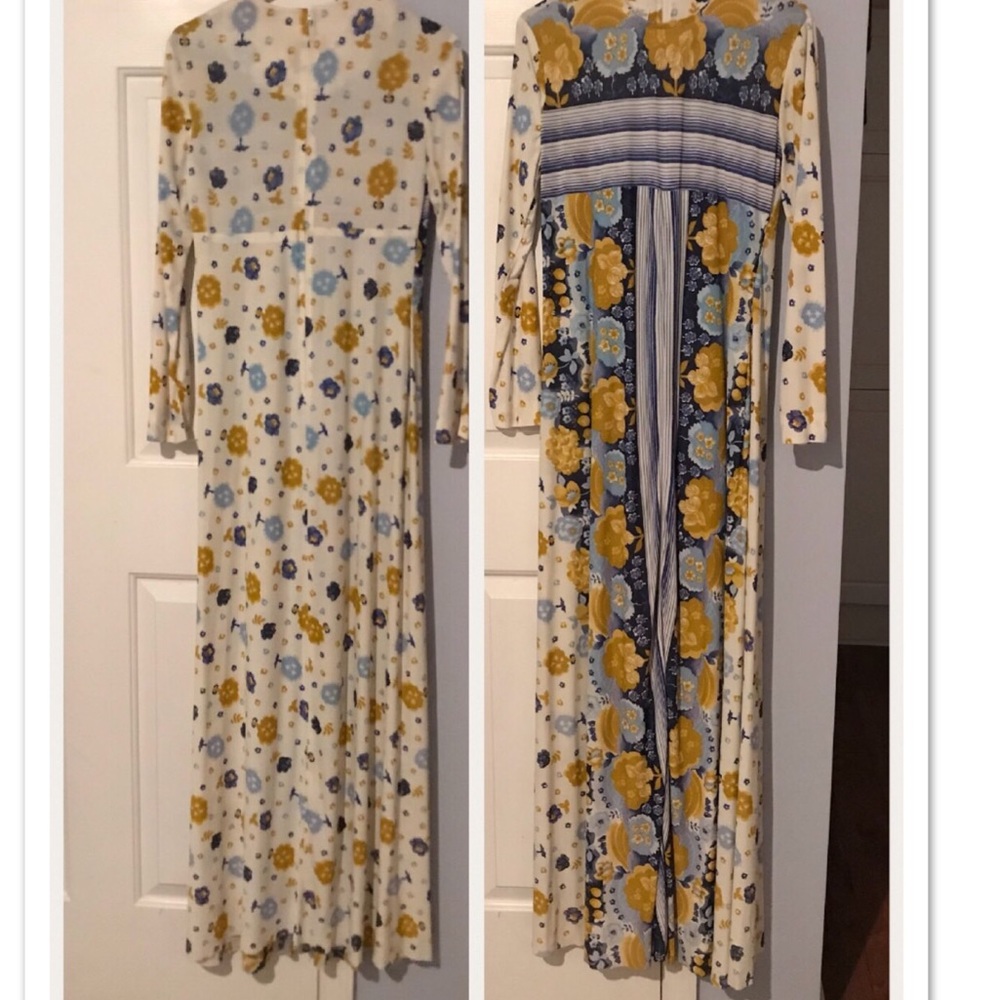 1960s VINTAGE, Long Sleeve, Maxi Dress